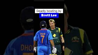 Deadly bowling by Brett Lee cricket cricketshorts shorts [upl. by Naziaf294]