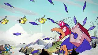 Cuphead Aviary Action RANK S WALLY WARBLES  No damage EXPERT MODE [upl. by Gonagle]