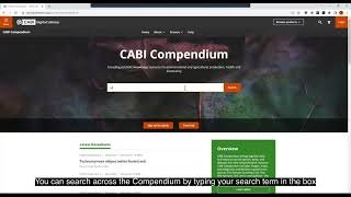 CABI Compendium Video Tour [upl. by Ajar]