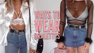 Ways to Wear Bralettes  Fashion Influx [upl. by Niawat]