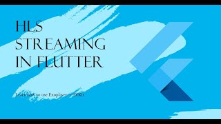 How to do HLS Streaming in Flutter App using Exoplayer  AVKit [upl. by Uchida]