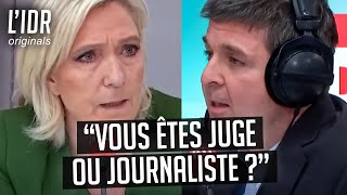 MARINE LE PEN pulvérise un JOURNALISTE sur son INÉLIGIBILITÉ [upl. by Yetak]