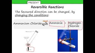 C6 Lesson 9 Reversible Reactions JGL [upl. by Gerrie]