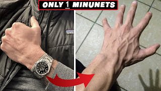 get veiny hands permanently in 1 minutes  step by step [upl. by Adore]