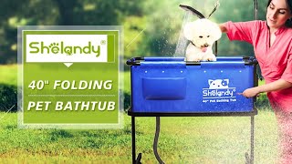 SHELANDY 40 Pet Bathtub [upl. by Yentrac]