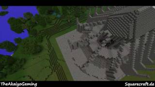 Minecraft Timelapse  Notre Dame de Paris cathedral [upl. by Elyrehc]