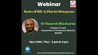 Basics of RBC and platelet histograms  Dr Ramesh Bhaskaran [upl. by Des89]