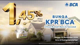 Bunga KPR BCA Akhir Tahun [upl. by Harias949]