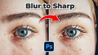 Easy Way to Increase Blurry Images to Sharpness in Photoshop [upl. by Gilmer594]