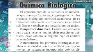 1 Química Biológica  Bioquímica descriptiva y Bioquímica dinámica [upl. by Rosenblatt533]