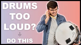 How To Make Your Drums Quieter  Lowering Drum Volume [upl. by Bakerman]