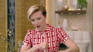 Scarlett Johanssons Baby Makes Her Sing Disney Songs [upl. by Allertse]