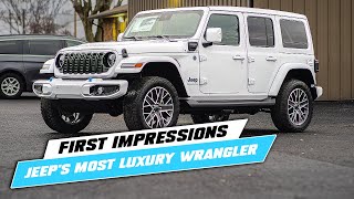 2024 Jeep Wrangler 4xe High Altitude First Impressions [upl. by Ecyle]