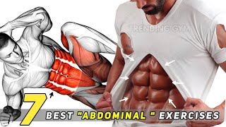 7 Super Effective Abdominal Exercises  Abs Workout [upl. by Nitz]