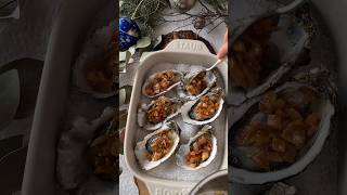 Huîtres 🦪 gratinées à l’orientale huîtres oysters noël [upl. by Doreen]