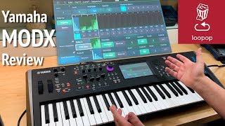 Yamaha MODX review Everything you need to know  full tutorial [upl. by Oigile]