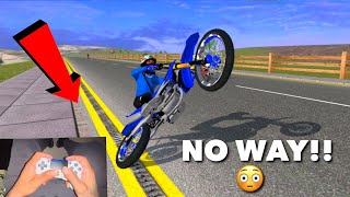 MX BIKES INSANE SMOOTH THROTTLE WHEELIES BEST WAY TO WHEELIE🔥 [upl. by Mallorie]