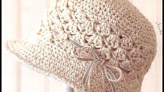 Grandiosos Sombreros Tejidos A Crochet [upl. by Bidle]