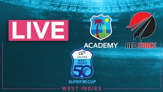 🔴 LIVE WI Academy v Trinidad amp Tobago  CG United Super50 2024 [upl. by Esilenna407]