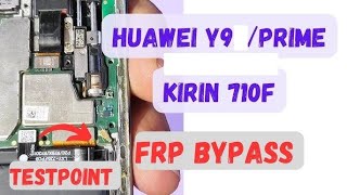 Huawei Y9 Prime  SKTL21  Frp Remove By Test Point With HCU Client huawei frp [upl. by Grant]