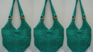 ULTIMOS MODELOS DE CARTERAS TEJIDAS A CROCHET PARA ESTE VERANO [upl. by Vanden890]