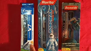 pilot v7 🆚 rorito robomax 🆚 Reynolds trimax aviator [upl. by Sheelah286]