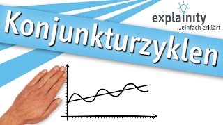 Konjunkturzyklen einfach erklärt explainity® Erklärvideo [upl. by Yezdnil858]