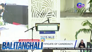 Ilang senatorial aspirant naghain na ng certificate of candidacy  Balitanghali [upl. by Eceinal155]