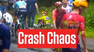 How Critérium du Dauphiné Crashes Nearly Upset The Tour de France 2024 [upl. by Isoj123]