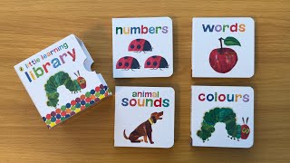 The Very Hungry Caterpillar’s Little Learning Library Box Set for Children and Toddlers [upl. by Panta]