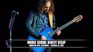 Metallica Bridge School Benefit Recap Mountain View CA  October 28 2007 [upl. by Avehstab]