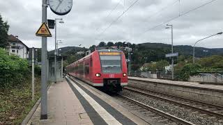 Einfahrt Baureihe 425 in SchlierbachZiegelhausen bei Heidelberg [upl. by Blainey46]