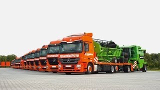 Lkw ReportageMit dem Tieflader durch Europa [upl. by Peddada386]