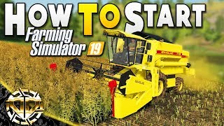 FIRST LOOK  Starting the Farm  Farming Simulator 19 Gameplay  Ravenport EP 1 [upl. by Allimak]