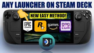 Install ANY Game Launcher on Steam Deck EASY Method with Decky Plugin Epic Rockstar GOG amp More [upl. by Roselia]