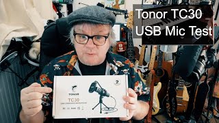 Tonor TC30 USB Mic Test [upl. by Brunn]