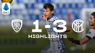 CAGLIARI 13 INTER  HIGHLIGHTS  SERIE A 2021  Barella leads the fightback 🔥⚫🔵 [upl. by Aryk]