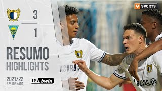 Highlights  Resumo Famalicão 31 Estoril Praia Liga 2122 32 [upl. by Liliane83]