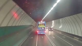 Driving Through the Mersey Tunnel  Liverpool  Birkenhead [upl. by Dayir179]