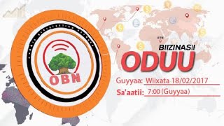 Oduu Galgala Saaatii 100 OBN Onkololeessa 18 2017 [upl. by Duston590]