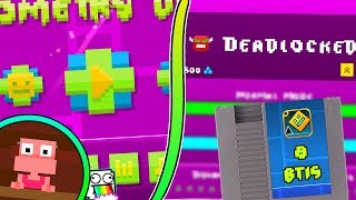 JUGANDO GEOMETRY DASH EN 8 BITS  VRO [upl. by Gervase948]