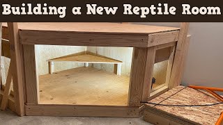 Building A Reptile Room [upl. by Oiraved]