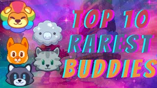 Prodigy Math Game  Top 10 Rarest Buddies in Prodigy 2023 [upl. by Ahsrats]