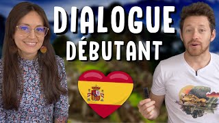 CONVERSATION de base en ESPAGNOL soustitrée 🇪🇸💬 pour les débutants [upl. by Allemac566]