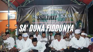 sholawat sa duna fiddunya  HADROH LAWANG BANYU [upl. by Einohpets]