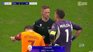 Fernando Muslera Red Card Today Galatasaray vs Young Boys Fc 01 Goal ResultsHighlights [upl. by Anined]