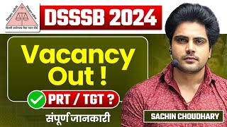 DSSSB VACANCY Notification outInfo by Sachin choudhary live [upl. by Ayim]