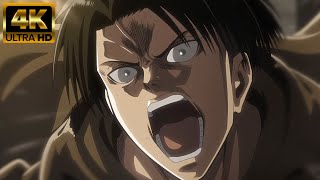 Levi vs Kenny Squad 4K8K  Attack on Titan S3 E2 [upl. by Liborio]