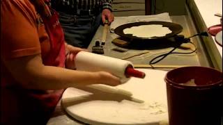 Lefse with instant potatoes part 2 [upl. by Rozele79]