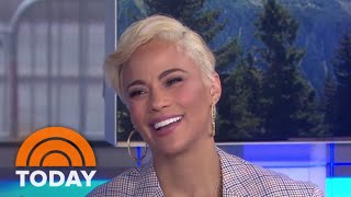 Paula Patton On New Thriller ‘Traffik’ New Boyfriend And Meghan Markle  TODAY [upl. by Furlani]